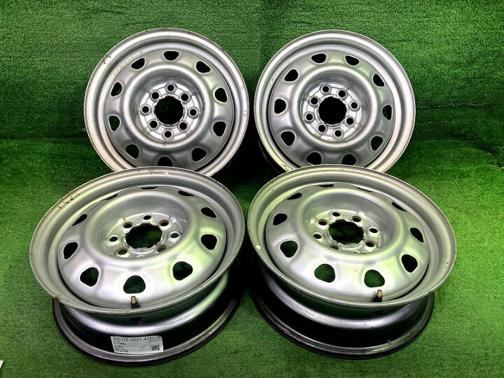 楽天市場】【中古】 社外 スチール 14ｲﾝﾁ 5 4穴 4本 ﾏﾙﾁPCD100/114.3 