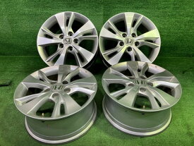 【中古】 ホンダ HONDA 純正 ヴェゼル RU4 ホイール アルミ シルバー 16インチ 7J 5穴 4本 114.3 +55 42700-T7A-J92