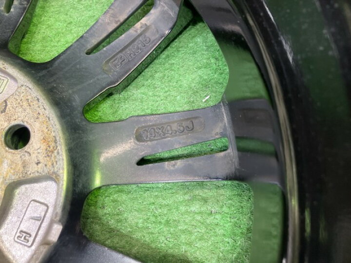 楽天市場】中古 レオニス 軽 ホイール アルミ ブラックポリッシュ 14 