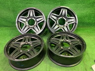 中古 社外 ジムニー ホイール アルミ ガンメタ 16インチ 5.5J 5穴 4本 139.7 +20