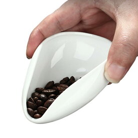 SZSS コーヒー豆ボウル、セラミックシングルドージングトレイ、耐久性のあるコーヒー豆計量カップ、正確に測定できる木製コーヒー豆カップ、多目的コーヒーカッピングトレイ、ミルクティーショップ、家庭、コーヒーバー用のコーヒー豆カップ