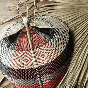 Madam Stoltz EH[fR 34x42cm ou[t@ Ǌ| k  CeA fR[V A[g ANZT[  BAMBOO FAN