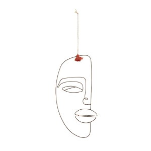 Madam Stoltz EH[fR k  16 29 ACA Ǌ| fBXvC IuWF nhCh boho AeB[N ǖʏ  _ EH[A[g rO  Hanging iron face deco