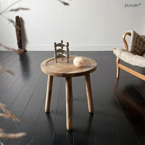 �T�C�h�e�[�u�� ���a43x����45cm �ؐ� ������ �k�� �~�` �N�� �� ���E���h �i�C�g�e�[�u�� Zuiver Dendron Side Table S