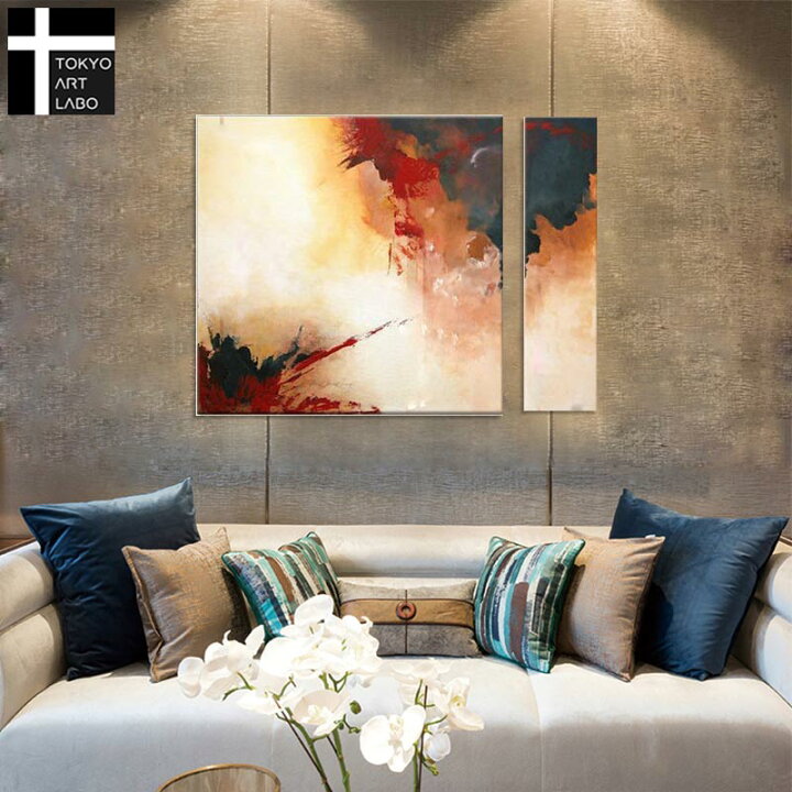 楽天市場】【楽天ランキング1位獲得】油絵 絵画 インテリア モダン 