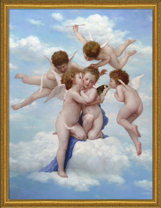楽天市場】絵画 天使【Angels】壁掛け インテリア 宗教画 人物画 30号 