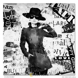 COCOEURO CeAA[g Be[Wt@bV Xg[gA[g PLEXIGLAS t[XA[gpl Fille de mode Grunge6 100cm×100cm `