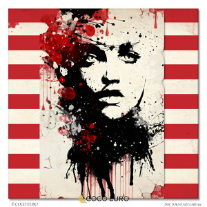 COCOEURO CeAA[g Be[Wt@bV Xg[gA[g PLEXIGLAS t[XA[gpl Fille de mode Grunge7 100cm×100cm `