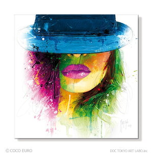 PLEXIGLAS Coralie II SIZE 690x690mm COCOEURO �v���~�A���A�[�g �Ǌ|���C���e���A ���O�W���A���[��Ԃ��������Ă�F�N�₩�ȃ|�b�v�X�^�C�� �t���[�����X�A�[�g�p�l��