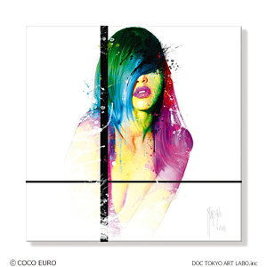 �y3/20 ����N�[�|���z PLEXIGLAS Fashion Laura SIZE 690x690mm COCOEURO �v���~�A���A�[�g �Ǌ|���C���e���A ���O�W���A���[��Ԃ��������Ă�F�N�₩�ȃ|�b�v�X�^�C�� �t���[�����X�A�[�g�p�l��