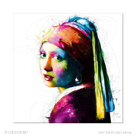 PLEXIGLAS Vermeer PopSIZE 690x690mm 絵画 インテリア アート モダン おしゃれ 壁 飾り 絵 ポップ アクリル カラフル ビビッド /上位モデル
