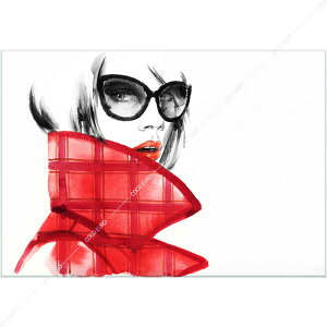 �G�� PLEXIGLAS Art de la mode3 SIZE mm 1200*1700 �㎿�ŃX�^�C���b�V���Ȉ�ۂ�^����ǖʑ��� �C���e���A�A�[�g�p�l��