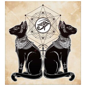 G ^  PLEXIGLAS egyptian cat Horus2 SIZE mm 1000*1150  SymbolArt V{ fUC ǖʑ G ǊG EW VIP[