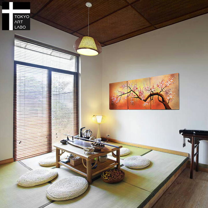 楽天市場】【楽天ランキング1位獲得】絵画 桜 【初春の山桜】150cm 