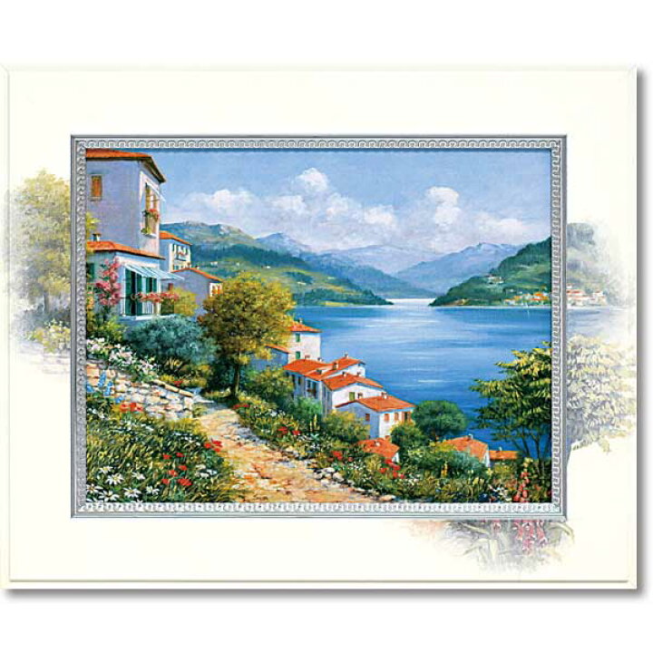 楽天市場】風景画 イタリアの情景 海 自然 絵画「カーサ カラブリア 