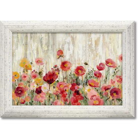 白い壁に飾る 花の絵 アートフレーム「スプリンクル フラワーズ」S.ヴァシレヴァ SZ大 花 TVRP