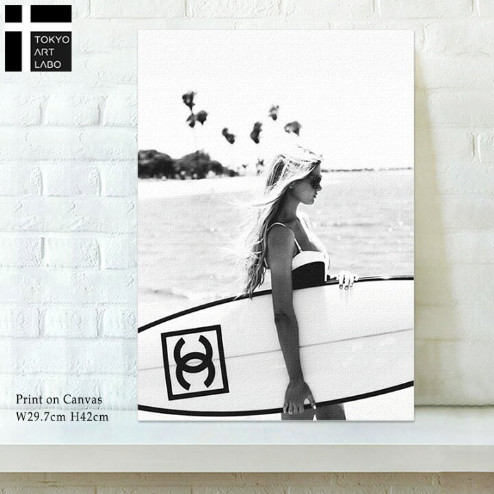 楽天市場 再入荷しました Crea アートパネル Iconic Pop インテリア 壁掛け 絵画 おしゃれ かわいい 絵 モノトーン シャネル 海 サーフィン ショッピング 女性 車 ブランド モチーフ Chanel グラフィック デザイン オマージュ ポスター 白黒 韓国 玄関 リビング