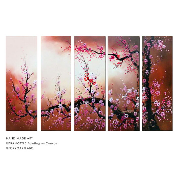 絵画 和モダン アート 壁掛け インテリア 梅 桜 油絵 日本画 おしゃれ 絵 リビング 和室 旅館 和食店 ディスプレイ装飾 的详细信息 日本商品代购 From Japan