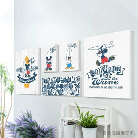 Disney 5枚組 アート パネル Mickey surfing 複合画 アレンジ自在 ファブリックパネル セットで飾れる ミッキーマウス 壁飾り ミッキー ミニー 仲良し 壁飾り お得なセット ポップ 絵 お祝い カフェ 飲食店 施設 ショップ 教室 スクール レッスン サロン ポスター 広告