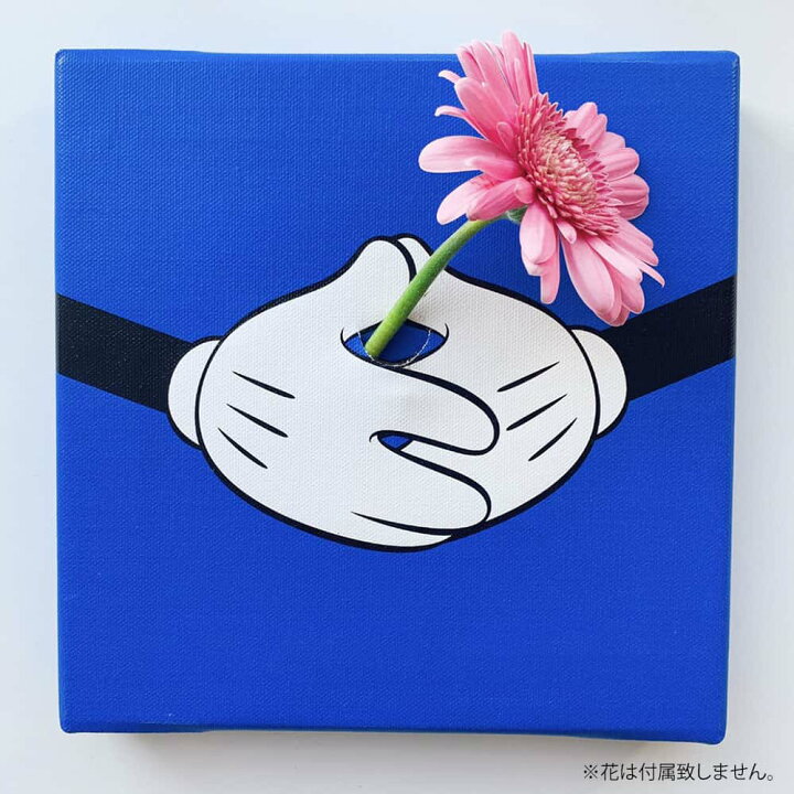 楽天市場 ミッキーマウス ミッキーのikebana 生きてるインテリア 生け花 一輪挿し プレゼント Disney キャンバスパネル アートパネル 花瓶 サムシングブルー 花挿し 挿し花 挿花 差し花 おしゃれ ポスター 韓国 卒園 卒業祝 入学 進学 就職 お返しギフト 感謝 贈り物