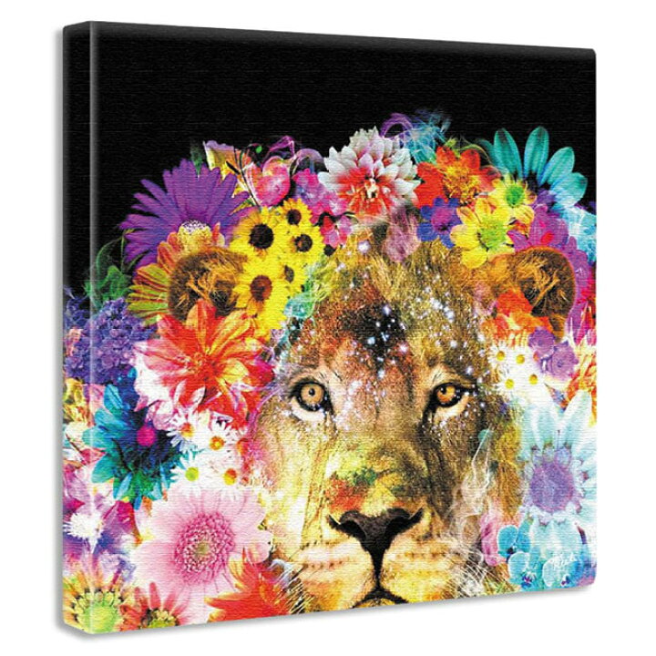 楽天市場】ライオン グラフィティアートパネル グラフィックキャンバス  