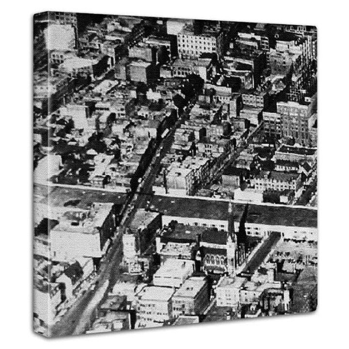 楽天市場 ファブリックパネル 絵画 壁掛け おしゃれ 店舗 部屋の壁に飾る絵 玄関 リビング 新築 プレゼント レトロ 航空写真 白黒 昔の街並み 昭和 アンティーク 商業施設 イベント 純喫茶 教室 クリニック 贈り物 ギフト 記念日 壁掛けアート専門店東京アートラボ