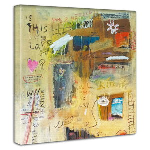 ストリート アートパネル グラフィティ風【サイズ30cmから100cm】デザイン壁掛け インテリア 絵画 バスキア・バンクシースタイルのアートパネル