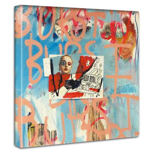 ストリート アートパネル グラフィティ風【サイズ30cmから100cm】デザイン壁掛け インテリア 絵画 バスキア・バンクシースタイルのアートパネル