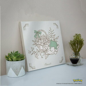 �|�P���� �A�[�g�{�[�h �t�V�M�_�l �b�t�����[ �A�[�g�p�l�� | 30cmx30cm | poke-2407-23