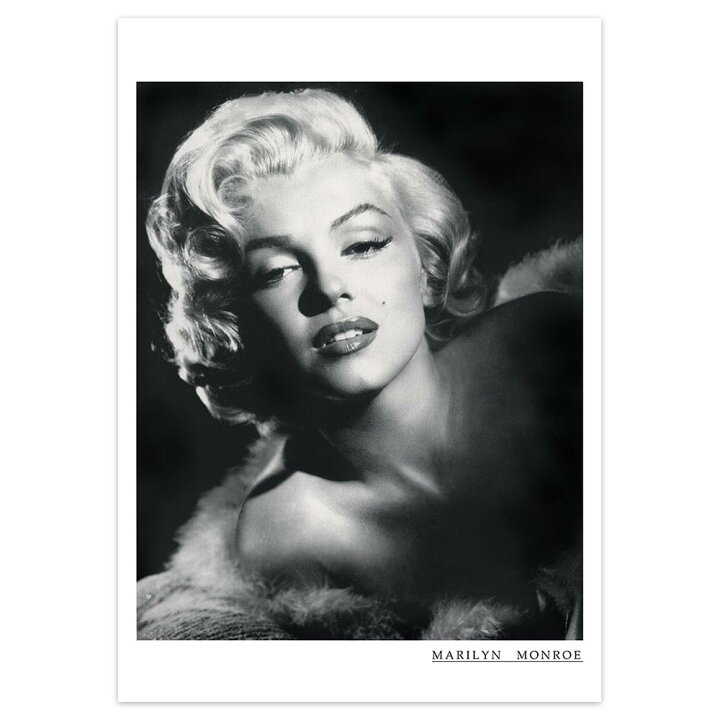 楽天市場 ポスター サイズ マリリンモンロー グラマラス モノクロ 白黒 おしゃれ インテリア 映画 セクシー 壁に飾る 絵 お店 部屋 送料無料 買い回り ポイント消化 壁掛けアート専門店東京アートラボ