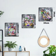 【9月11日1:59まで半額】 【楽天ランキング1位獲得】ARTJOY アートパネル Vivid Couture Trio 3枚組 34cm…
