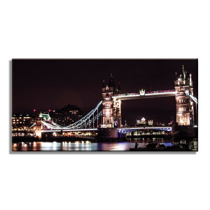 �A�[�g�p�l�� London Tower Bridge W100cm H50cm �Ǌ|�� �V�z ���� �y�ʂŏ���₷�� ���[���b�p�̖�����`������i ��i���e�[�}�ɂ����A�[�g�p�l�� �������ȋ�Ԃ����o