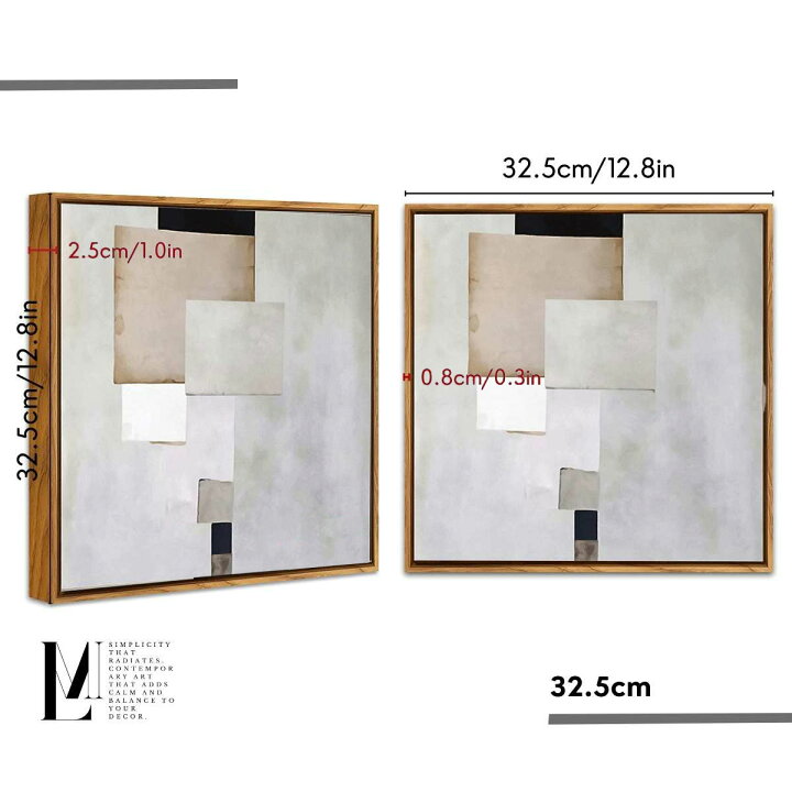 楽天市場】LUMIRA アートパネル 2枚組 32cm×32cm 北欧 インテリア 絵画 