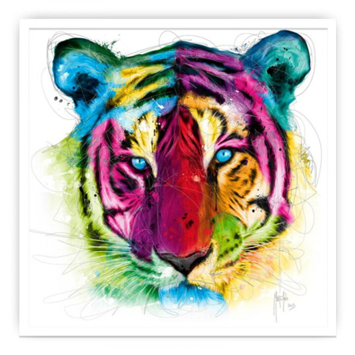 楽天市場】TigerPop 絵画 インテリア 壁掛け アート 額入り ポスター 