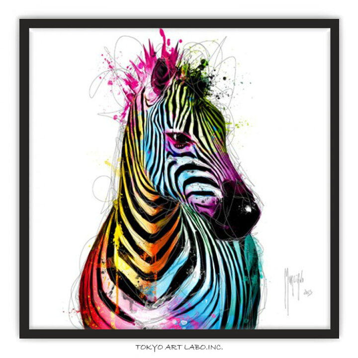 楽天市場 絵画 インテリア おしゃれ シマウマ Zebra Pop インテリアアート アートパネル 絵 壁掛け 壁絵 飾り 装飾 壁 前衛的 派手 洋風 馬 額入り 額付き スタイリッシュ 西洋画 海外アーティスト 作品 動物 華やか 耽美 作家 額絵 現代 名画 アーティスティック