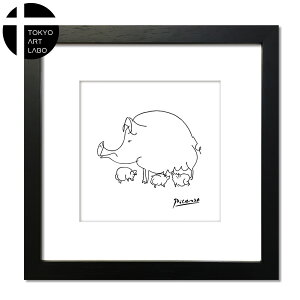 Art Collection �p�u�� �s�J�\ �G Pablo Picasso S�T�C�Y Line art �z���� �G�� �Ԃ��̐e�q �k���C���e���A