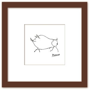 Art Collection �p�u�� �s�J�\ �G Pablo Picasso S�T�C�Y Line art Petit cochon �q�� �|�X�^�[ �؍�