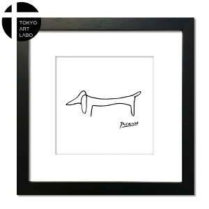 Art Collection pu sJ\ G Pablo Picasso STCY Line art Le chien Ck RpNgA[g VR؃t[  G q |X^[ ؍