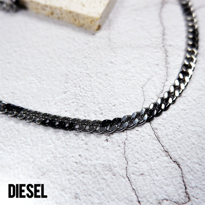 楽天市場】【P×5倍！】DIESEL ディーゼル ネックレス シルバー 