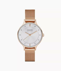 �yP×5�{�I�z SKAGEN �X�J�[�Q���y���������z�y2�N�ۏؕt�zANITA LILLE �f���}�[�N �X�e�����X�X�`�[�����b�V�� �E�H�b�` �r���v SKW2151 ���[�Y�S�[���h���b�V�� ���[�Y�S�[���h�J���[������ ����