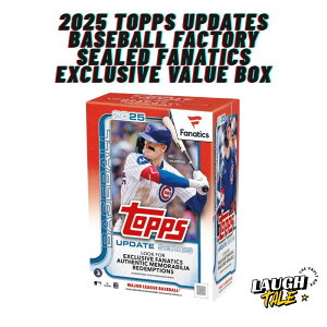 [�V�i���J���E���[]2025 Topps �A�b�v�f�[�g �x�[�X�{�[�� �t�@�N�g���[�V�[�� �t�@�i�e�B�N�X����o�����[�{�b�N�X 2025 Topps Updates Baseball Factory Sealed Fanatics Exclusive Value Box/dod-12