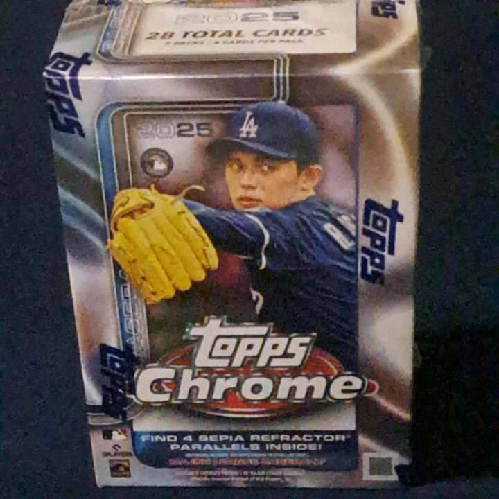 楽天市場】2025 Topps Chrome Baseball 工場未開封ブラスターボックス 