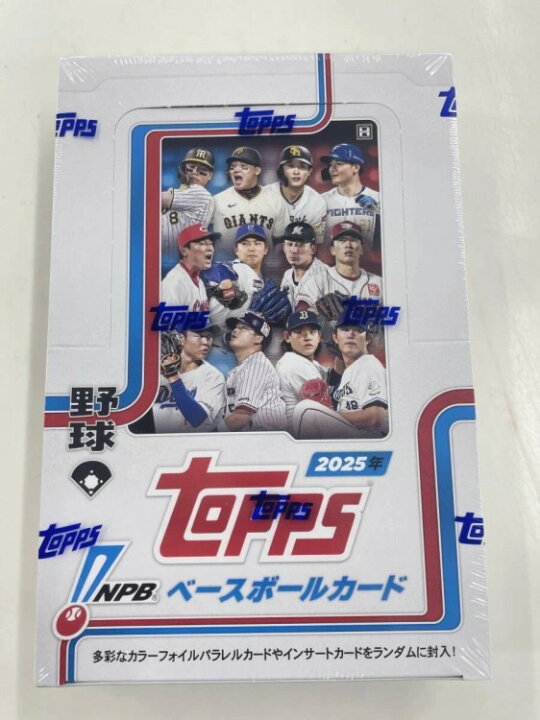 楽天市場】2025 Topps NPB ベースボールカード ボックス 工場未開封 24 