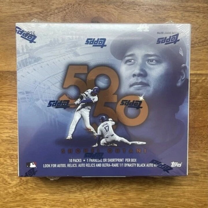 楽天市場】2024 Topps 50/50 大谷翔平 10パックボックス（工場未開封 