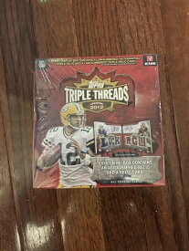 2012 TOPPS トリプルスレッド フットボールボックス 未開封 ミニボックス2個入り L135