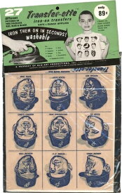 1964年 Glo-Art 転写プリント アイロンプリント シカゴ ホワイトソックス 未開封パック