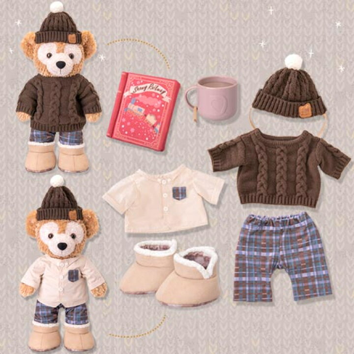 楽天市場 ダッフィー ぬいぐるみコスチューム 21 ウォームウィンター ストーリータイム ダッフィーのクリスマス 21 ディズニー グッズ お土産 東京ディズニーシー限定 ぬいぐるみ別売 T Crown