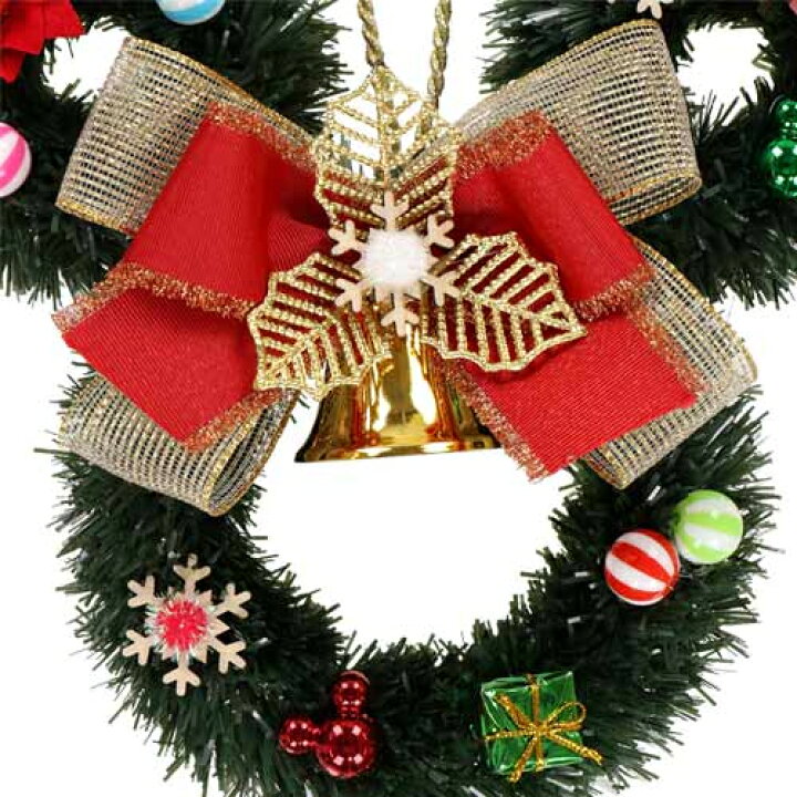 楽天市場 ミッキーマウス リース 大 ディズニークリスマス 21 ディズニー グッズ お土産 東京ディズニーリゾート限定 クリスマス インテリア かわいいミッキー型 T Crown