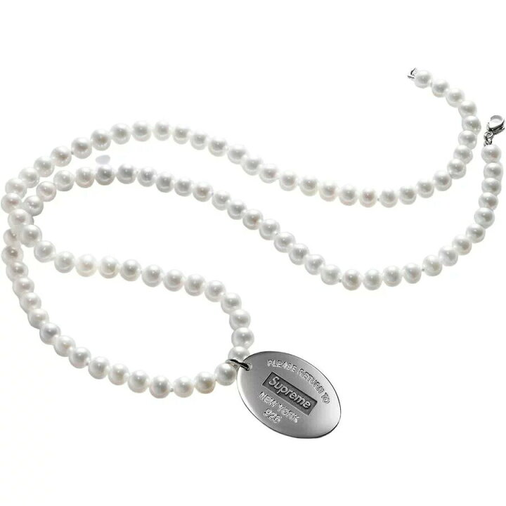 楽天市場 ティファニー シュプリームコラボ パールネックレス Supreme Tiffany Co Return To Tiffany Oval Pearl Necklace Pearl シュプリーム ティファニー リターン トゥー ティファニー オーバル タグ パール ネックレス 誕生日 クリスマス