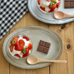 ドット オーバルプレート 21cm 赤土ベージュパスタ皿 ケーキ皿 中皿 楕円皿 パン皿 サラダ皿 お皿 和食器 カフェ食器 オーバル おしゃれ カフェ風 和モダン